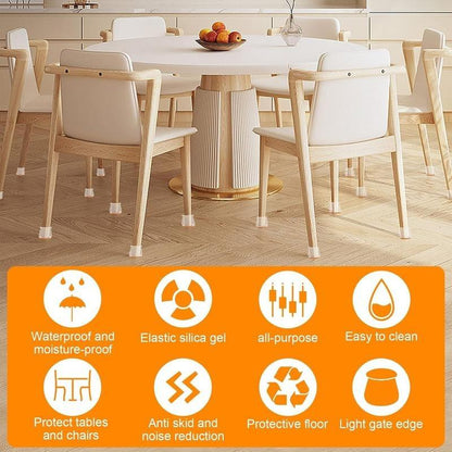 Silent Chair Gliders for Scratch-Free and Noise-Free Flooring
