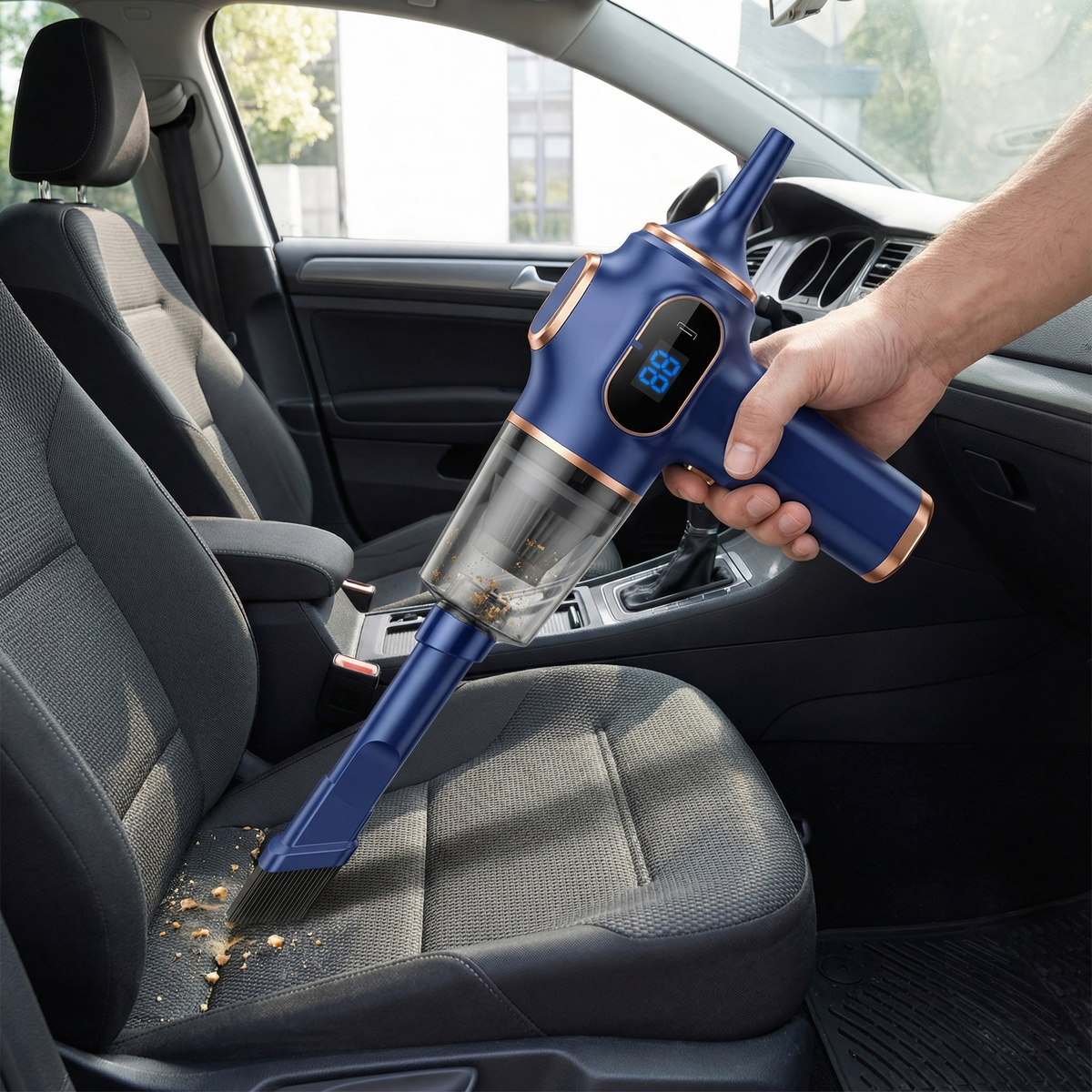 Cordless Car Vacuum with Cyclonic Suction Technology
