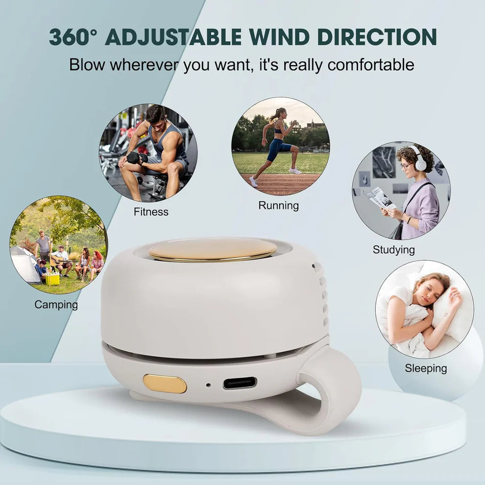 Hands-Free Adjustable Airflow – Stay Cool Anywhere