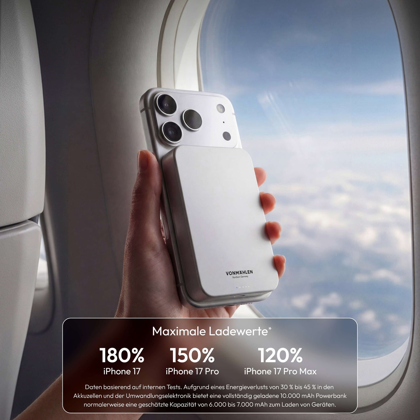 Magnetic Wireless Power Bank 10,000 mAh | Sleek Qi2 Charger