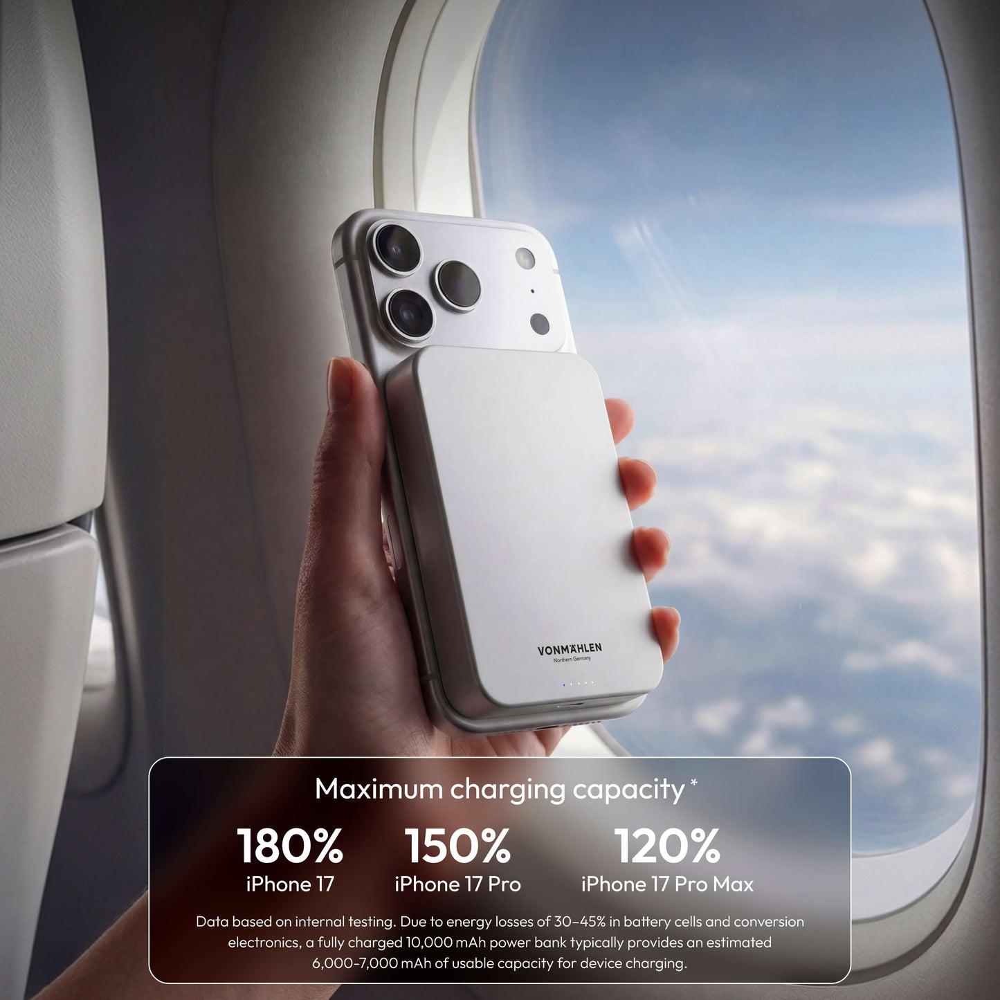 Magnetic Wireless Power Bank 10,000 mAh | Sleek Qi2 Charger