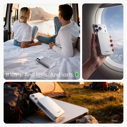 Magnetic Wireless Power Bank 10,000 mAh | Sleek Qi2 Charger