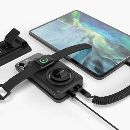 Magnetic 10,000 mAh Portable Charger with USB-C Cable