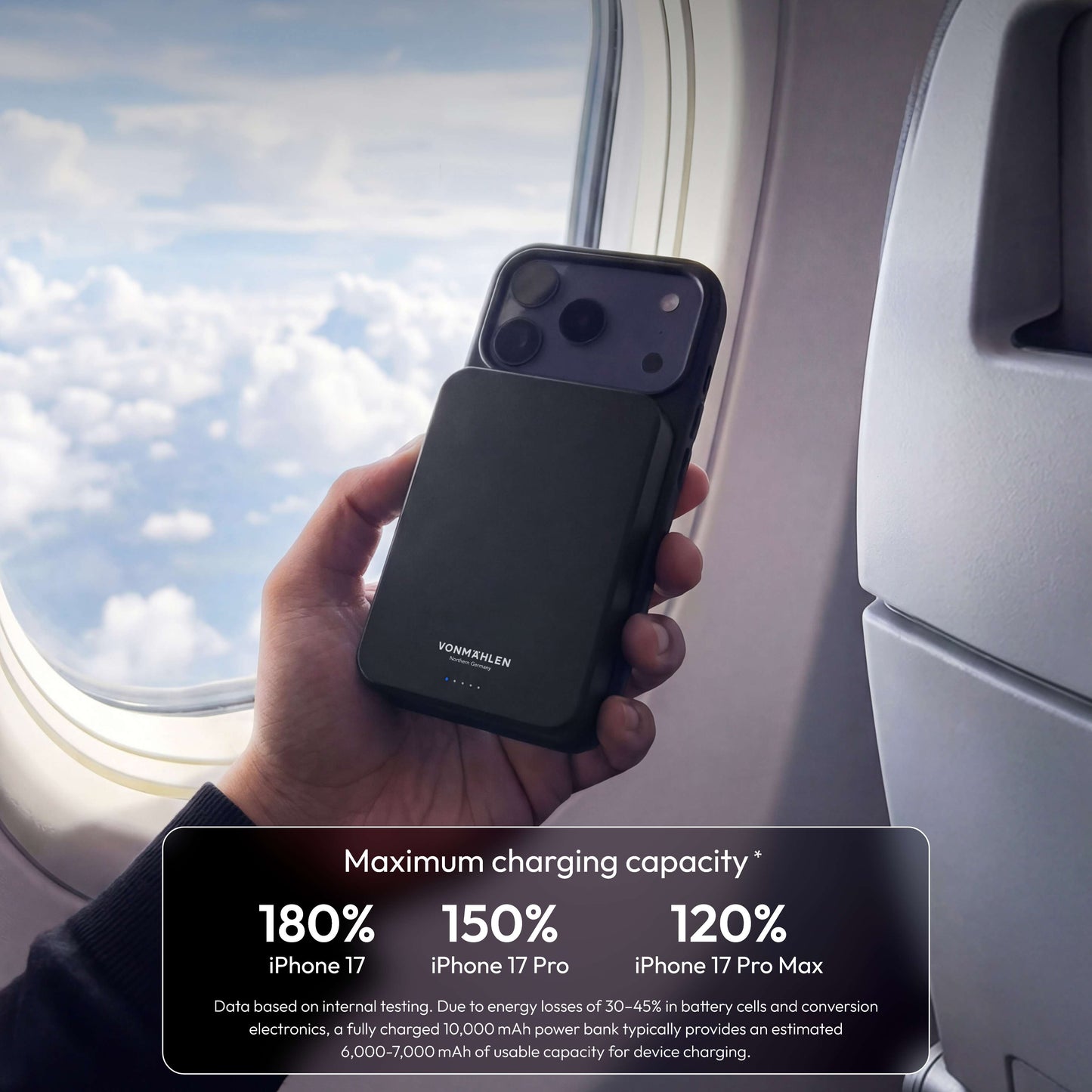 Magnetic Wireless Power Bank 10,000 mAh | Sleek Qi2 Charger