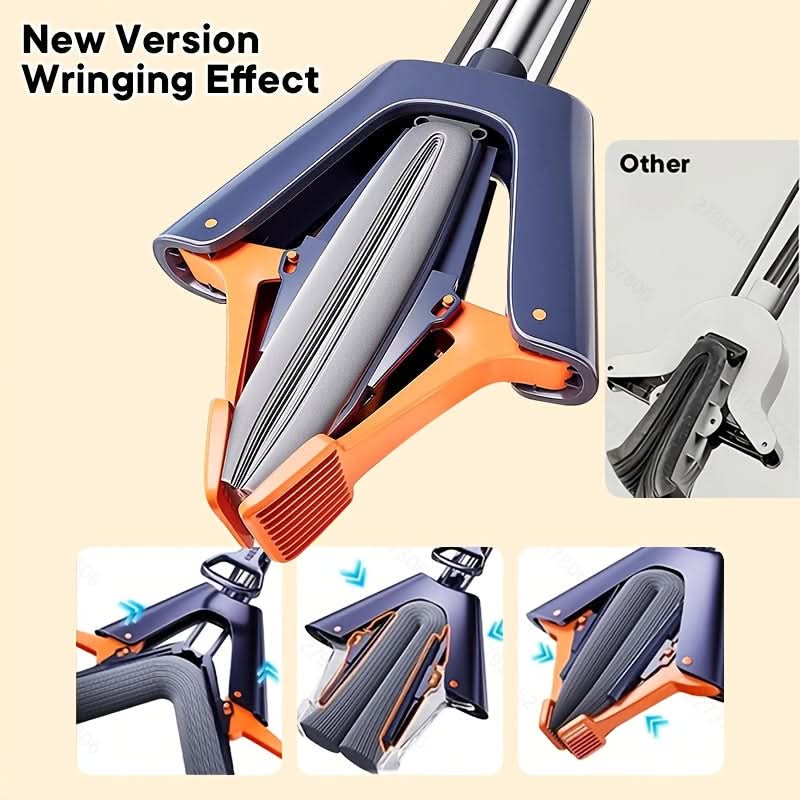High-absorbency Sponge Mop for Quick and Easy Floor Cleaning
