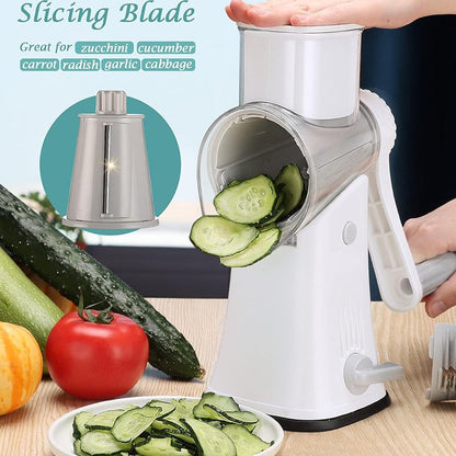 Rotary Cheese Grater with 5 Functions