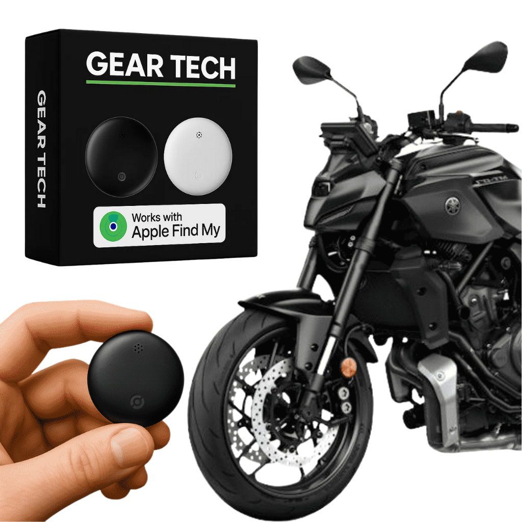 GPS Motorcycle Tracker - No Subscription, Works with Android & iOS