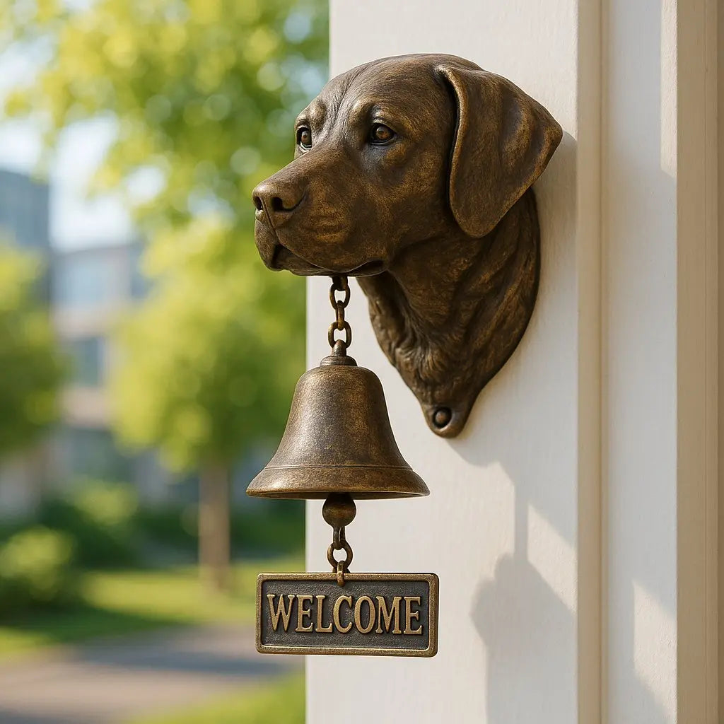 Shepherd Design Wall Bell in Bronze – Elegant Welcome Chime