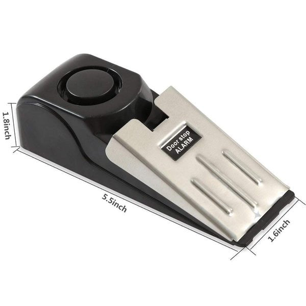 Portable Doorstop Alarm with Adjustable Sensitivity