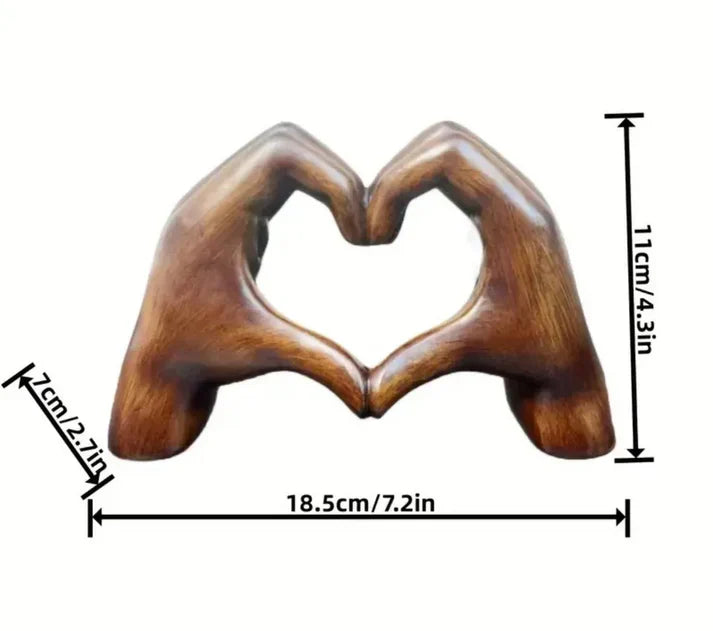 Handcrafted Love Symbol - WarmHeart Design