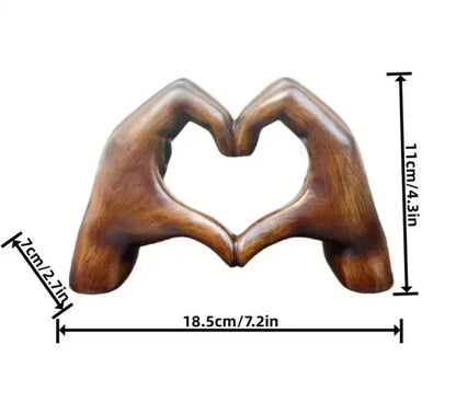 Handcrafted Love Symbol - WarmHeart Design