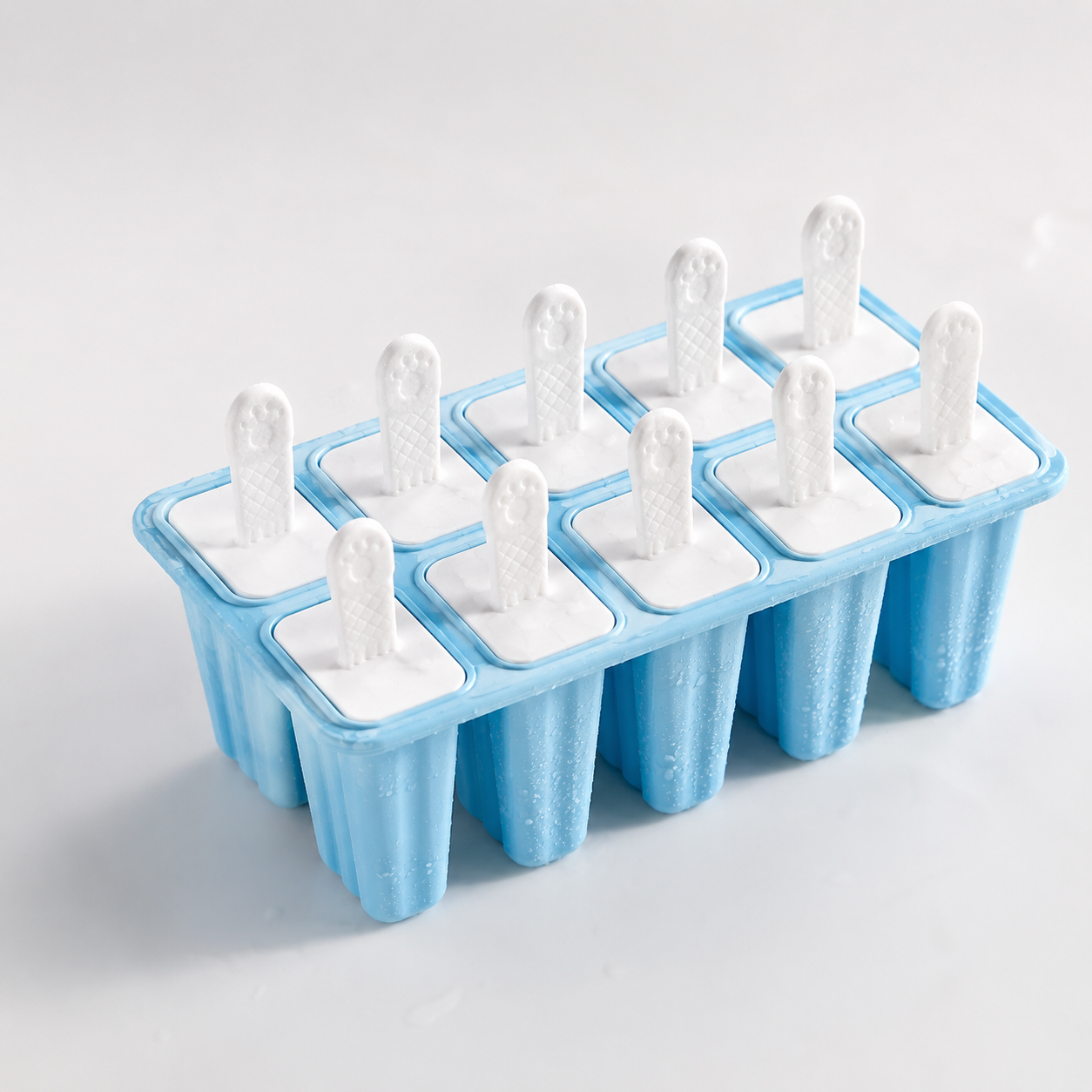 Homemade Frozen Treats Silicone Ice Pop Maker with Sticks