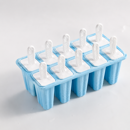 Homemade Frozen Treats Silicone Ice Pop Maker with Sticks