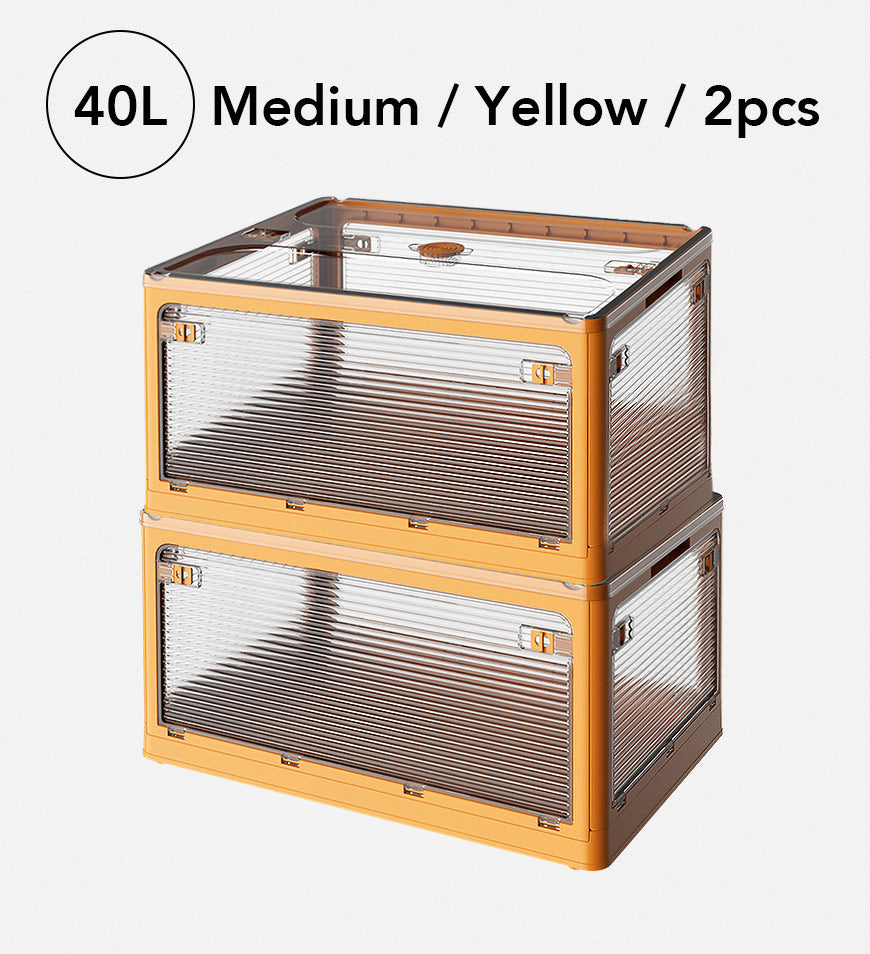 Versatile Collapsible Clear Storage Organizer