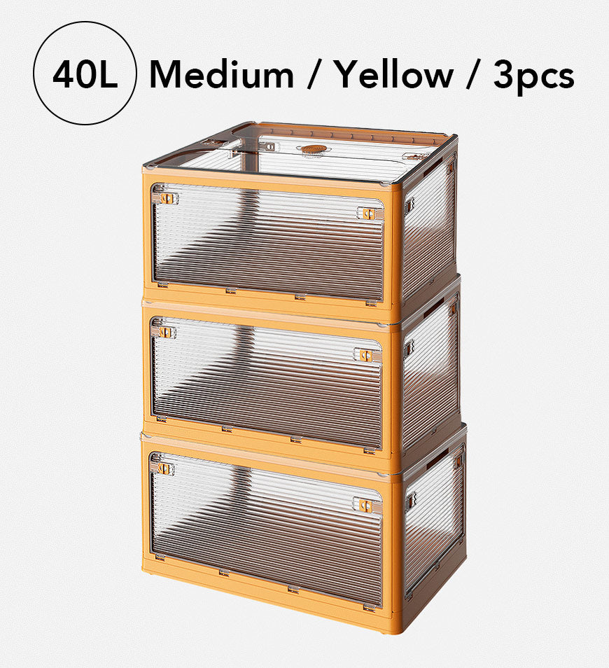 Versatile Collapsible Clear Storage Organizer