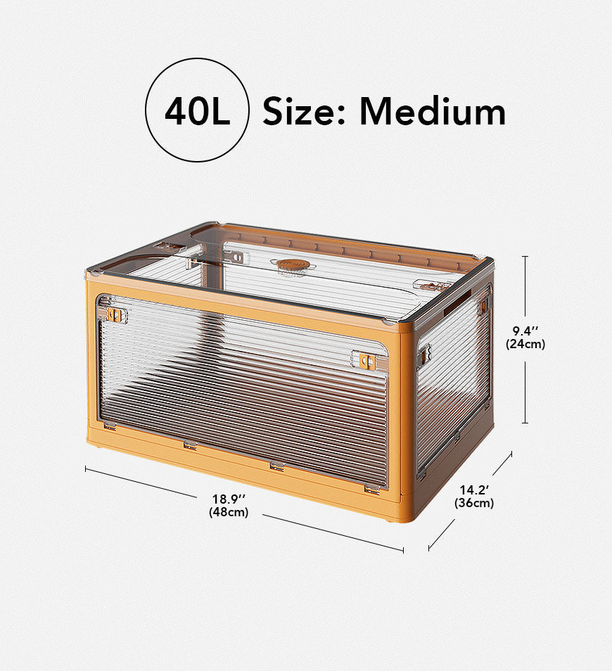 Versatile Collapsible Clear Storage Organizer