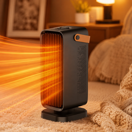 Portable 1200W Electric Heater for Desktop – Safe and Quick Heating