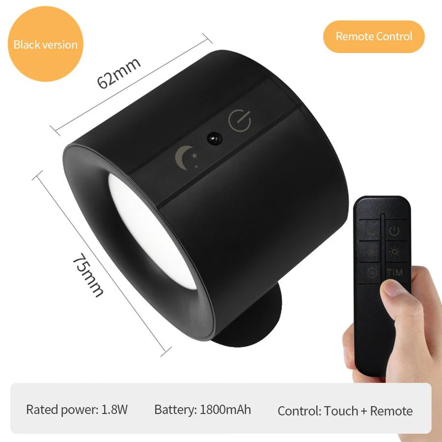 Magnetic LED Wall Light with Remote – BrightNest DuoBeam