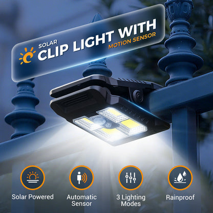 Solar Light Clip – Instantly Brightens Dark Paths for Safety
