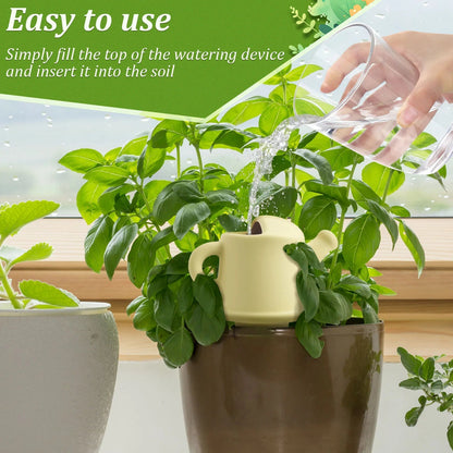 Self-Watering Plant Spikes Set of 4 | Automatic Terracotta Irrigation System