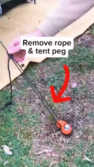 2+2 FREE | Metal Tent Pegs - Rustproof Anchors [Last Day Discount]