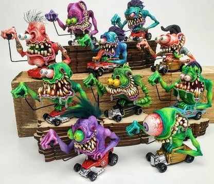 Collectible Rat Fink Model Toy for Halloween Decor