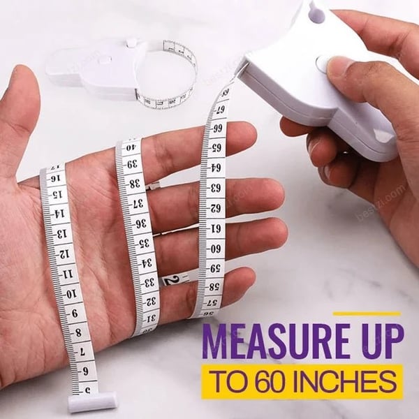 PrecisionFlex 150cm Measuring Tape | One-Hand Click & Secure Lock