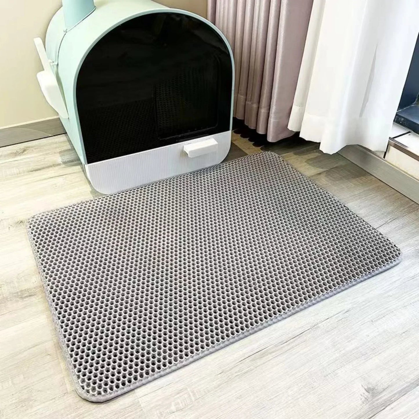 Cat Litter Mat - Double Layered EVA | Waterproof, Non-Slip & Washable
