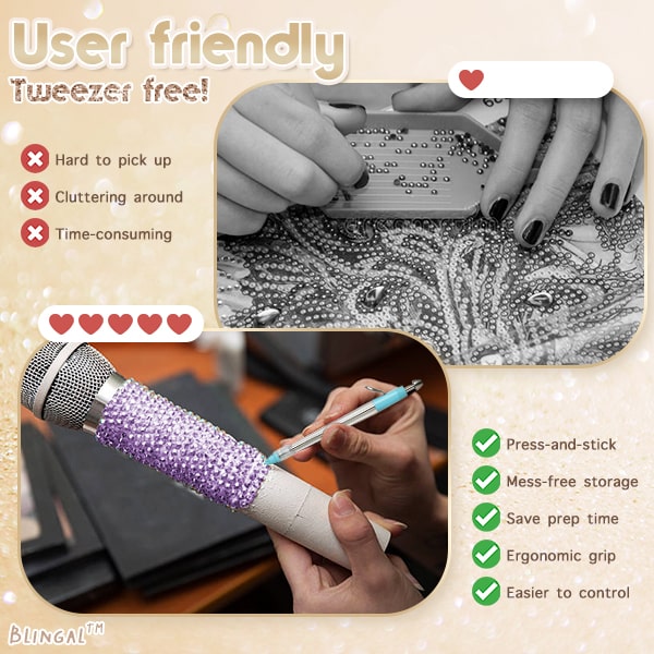 Flawless Rhinestone Application Tool for Faster Crafting