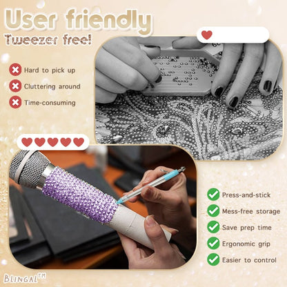 Flawless Rhinestone Application Tool for Faster Crafting