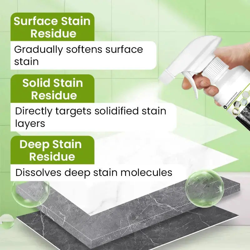PowerClean Solution 600 ml | Effortless Stain Remover | Ideal for Kitchen & Bath