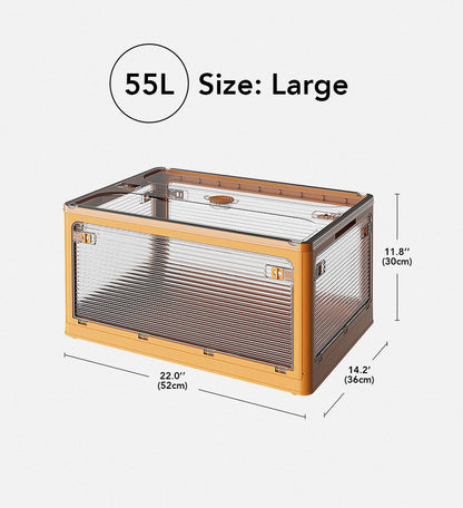Versatile Collapsible Clear Storage Organizer
