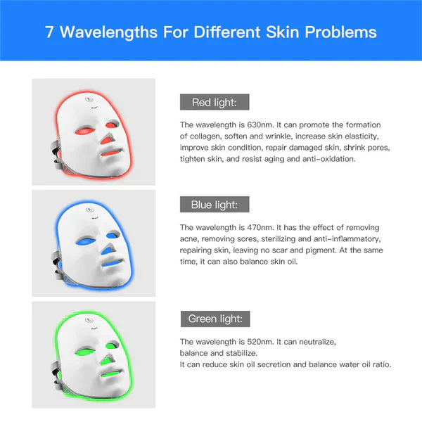 Revitalizing LED Facial Mask for Radiant Skin