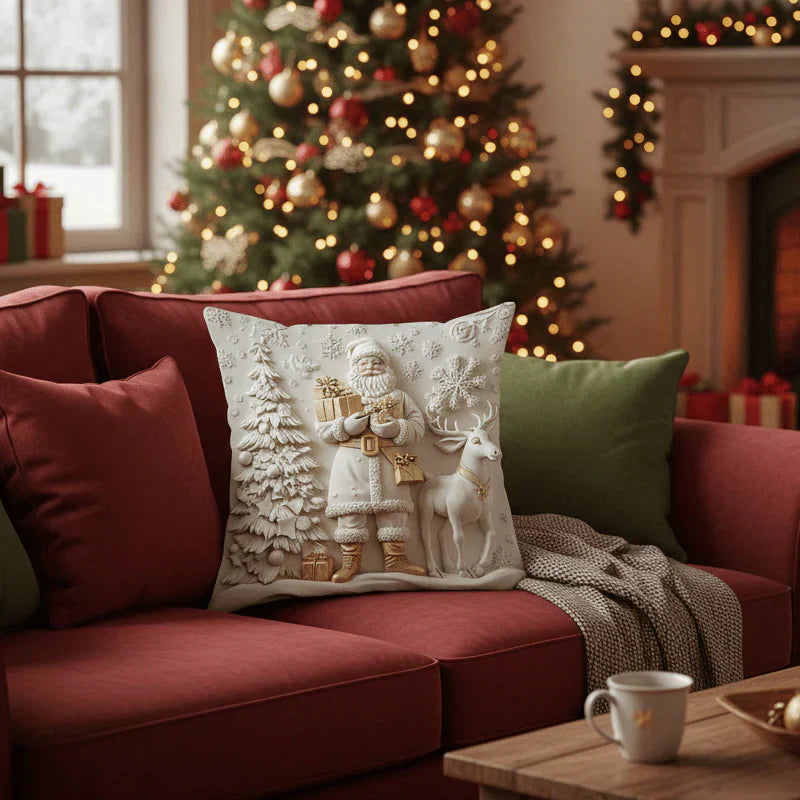 Set of 4 Decorative 3D Covers for Christmas