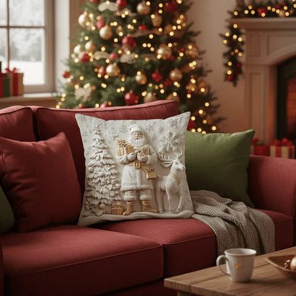 Set of 4 Decorative 3D Covers for Christmas