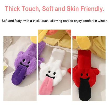 Playful Monster Ear Warmers for Cozy Ear Protection