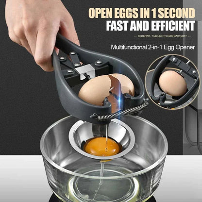 Effortlessly Crack and Separate Eggs in Seconds
