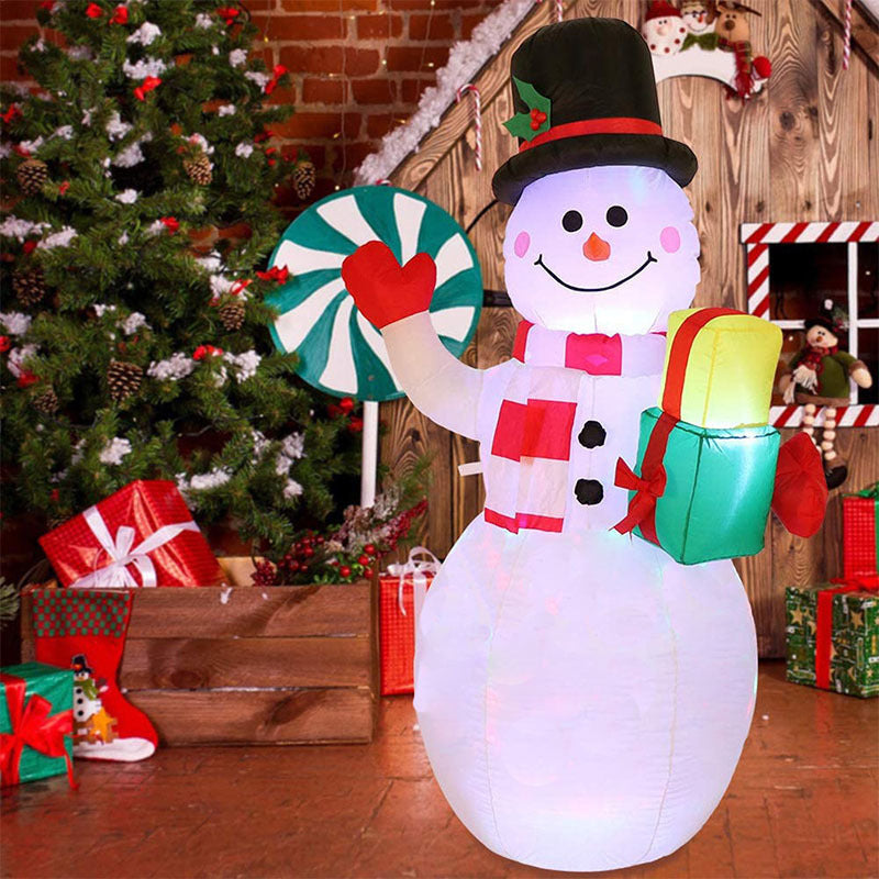 Christmas Ornament Decoration – Snowman or Christmas Tree with Lights