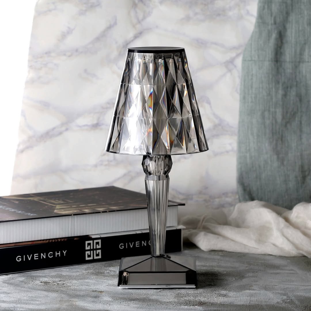 LED Table Lamp with Sparkling Crystal Touch – Elegant Design