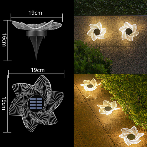 Solar-Powered Garden Glow Light - Effortless Outdoor Illumination