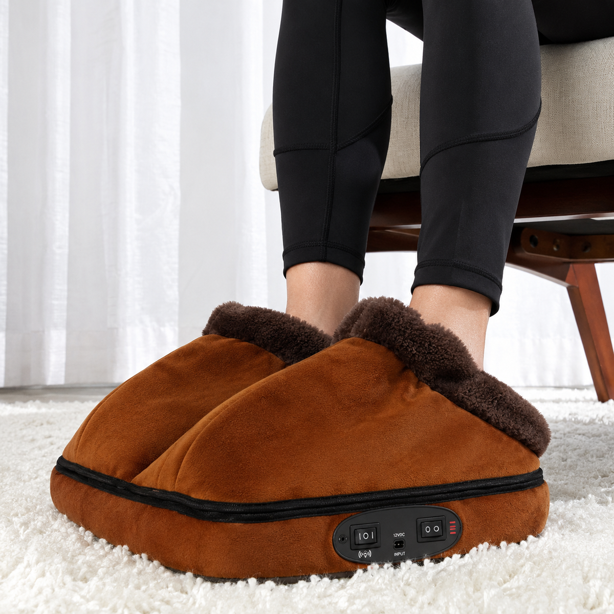ComfortWave Heated Foot Massager with Vibration Therapy