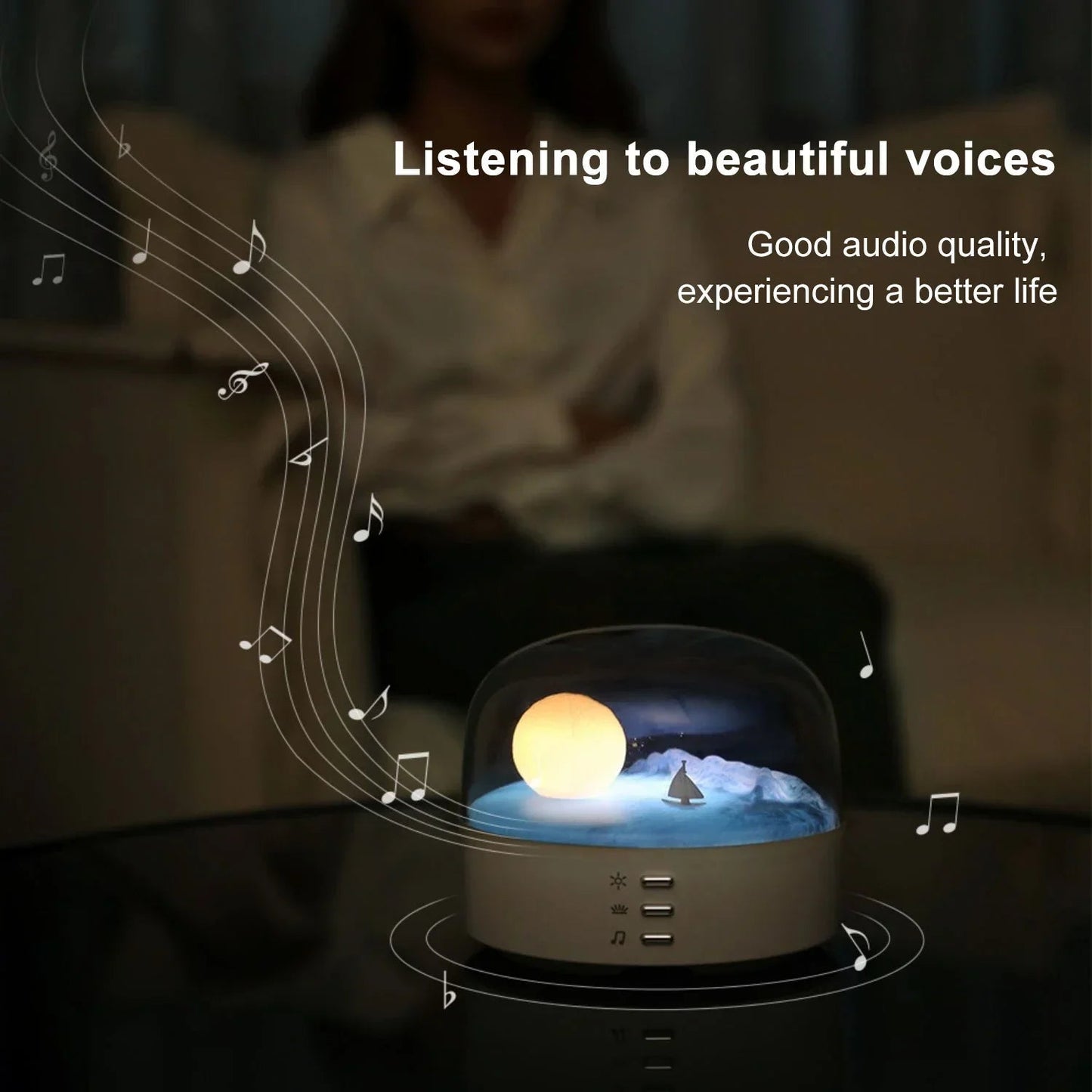 Create a Soothing Sanctuary with Light and Sound