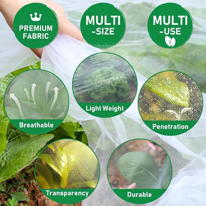 Plant Protection Netting 60 Mesh | UV-Resistant PE | Sizes 2x5 m / 3x10 m