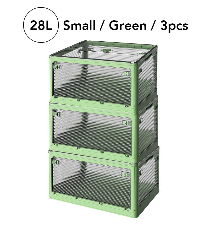 Versatile Collapsible Clear Storage Organizer
