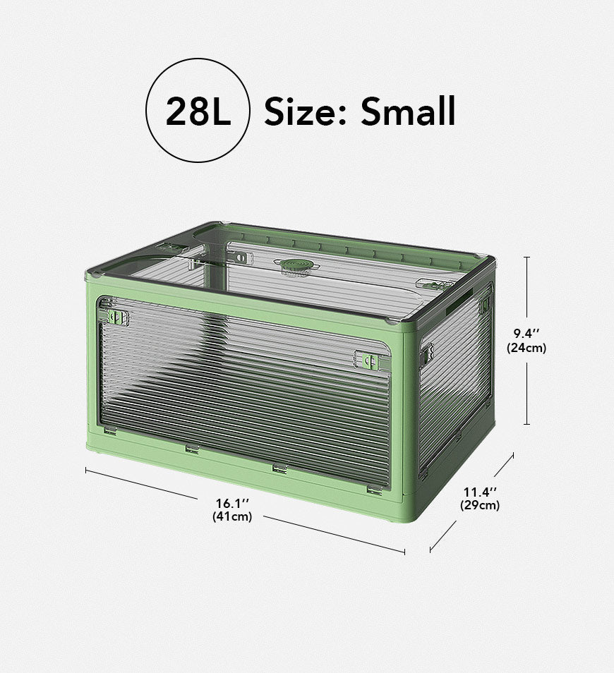 Versatile Collapsible Clear Storage Organizer