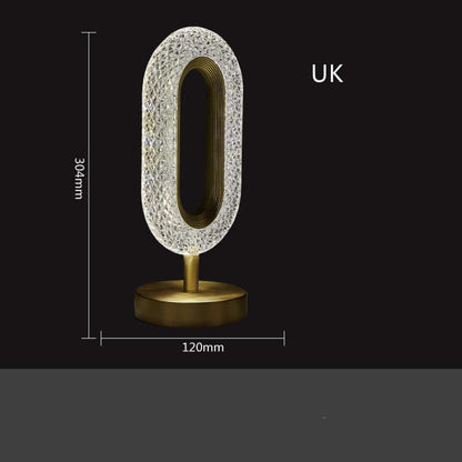 LED Crystal Light Acrylic Table Lamp
