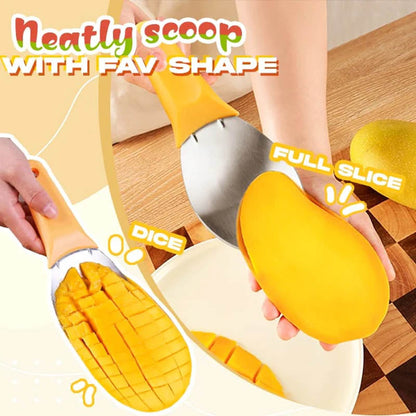 Mango Slicing and Scooping Tool – Hassle-Free and Mess-Free