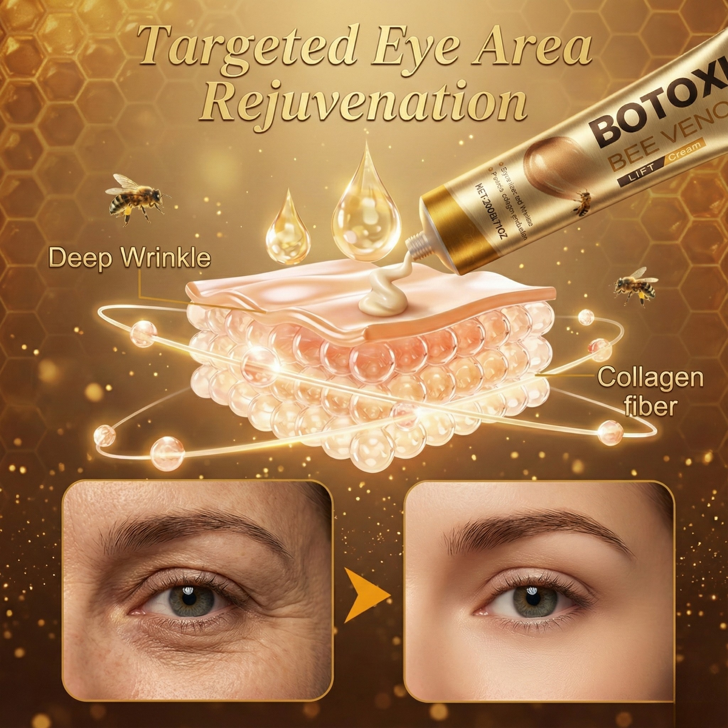 Revitalizing Eye Cream with Natural Ingredients - 20g
