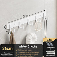 White 5 Hooks