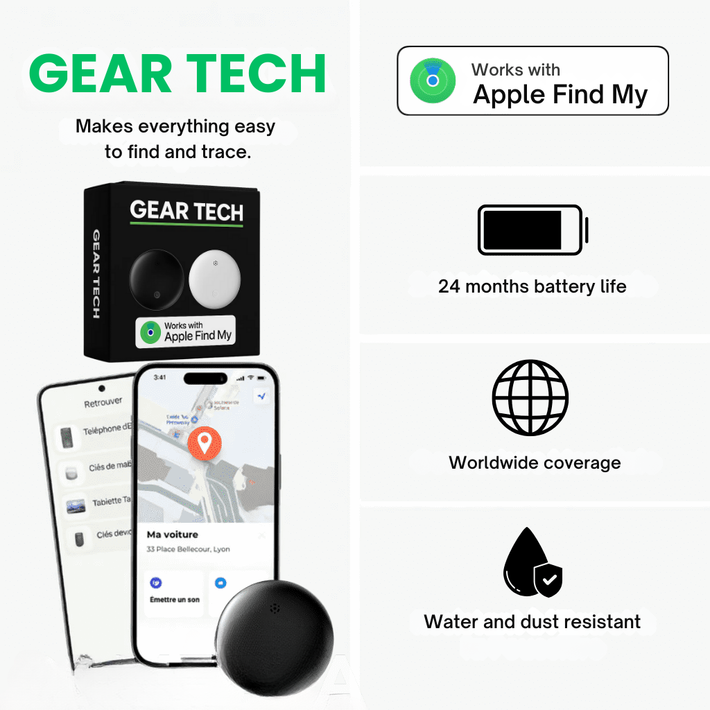 GPS Motorcycle Tracker - No Subscription, Works with Android & iOS
